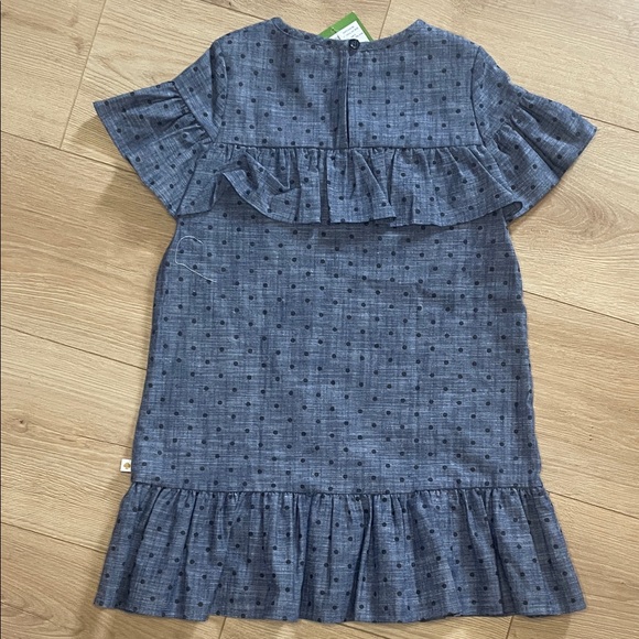 Kate Spade Polka Dot Ruffle Dress Girl size 6 - Picture 4 of 4